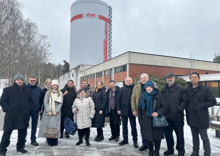 Tarptautinio dekarbonizacijos projekto dalyviai lankėsi Švedijoje.