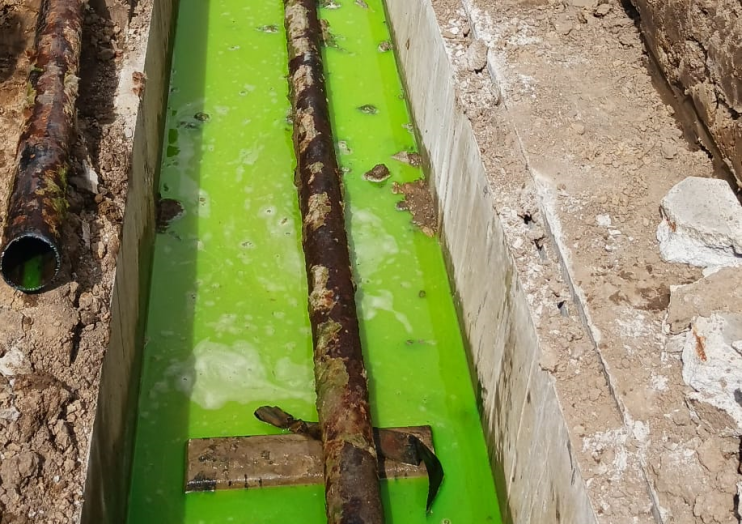 INFORMACIJA GYVENTOJAMS: Dėl smulkaus gedimo atviruose telkiniuose gali būti pastebimas žalsvas vanduo